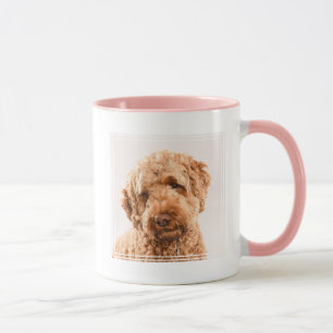 Caneca Retrato do Goldendoodle Studio