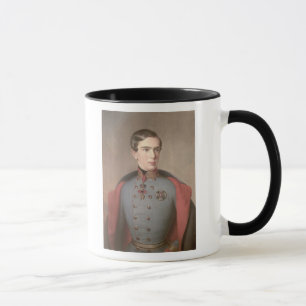 Caneca Retrato do imperador Franz Joseph de Áustria