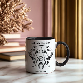 Caneca Retrato do Labrador Retriever