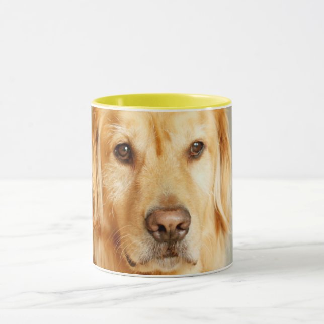Caneca Retrato do Ouro Retriever (Centro)