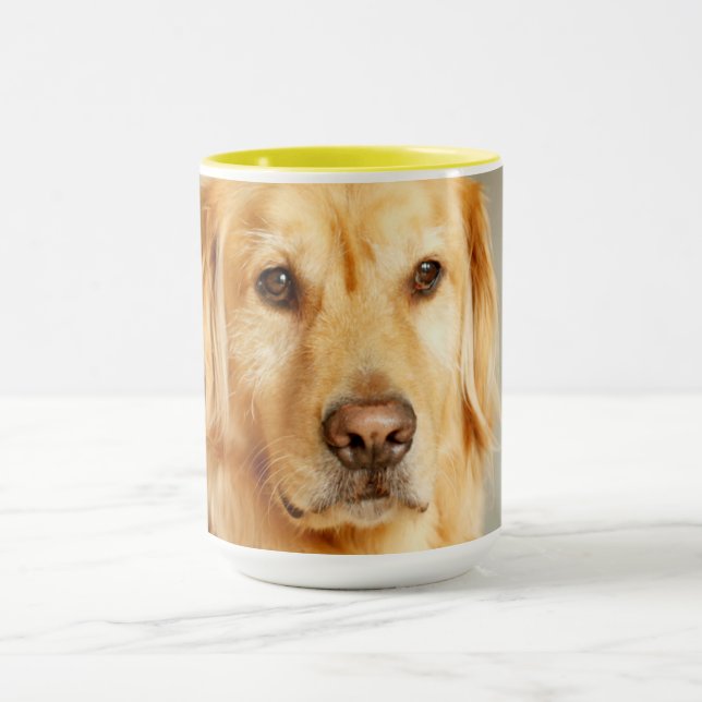 Caneca Retrato do Ouro Retriever (Centro)