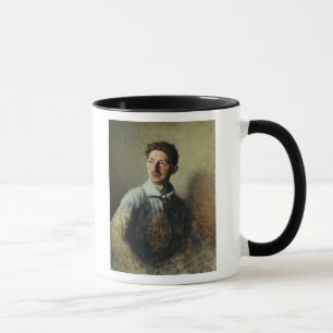 Caneca Retrato do poeta Sergey Gorodetsky 1909
