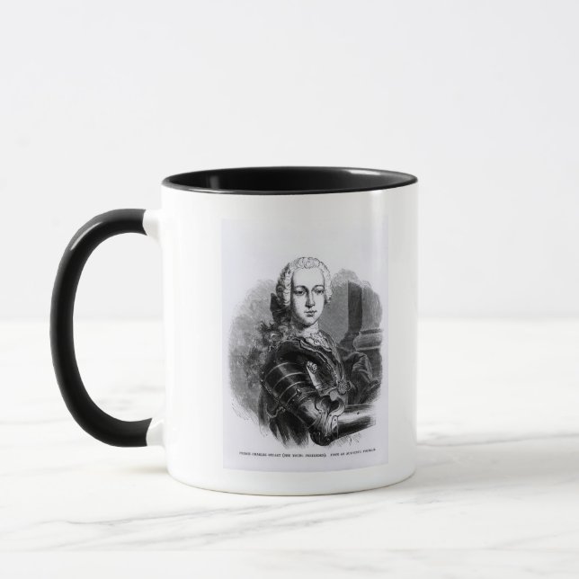 Caneca Retrato do príncipe Charles Edward Stuart (Esquerda)