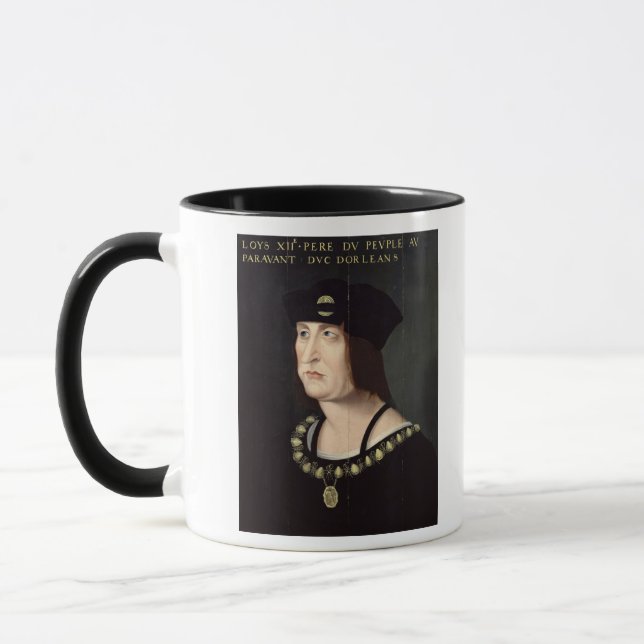 Caneca Retrato do rei de Louis XII de France (Esquerda)