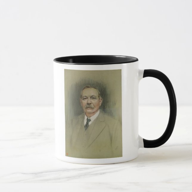 Caneca Retrato do senhor Arthur Conan Doyle (Direita)