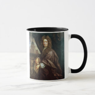 Caneca Retrato do senhor Christopher Wren (óleo em