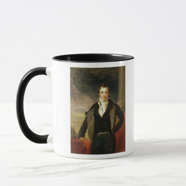 Caneca Retrato do senhor Humphry Davy (Esquerda)