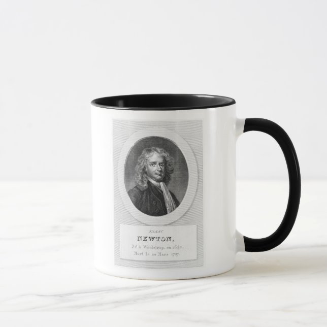 Caneca Retrato do senhor Isaac Newton (Direita)