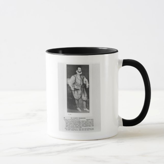 Caneca Retrato do senhor Martin Frobisher (Direita)