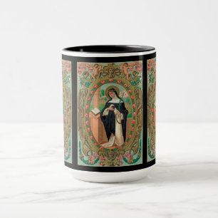 Caneca Retrato emoldurado de Santa Rosa de Lima (K 48)