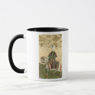 Caneca Retrato equestre da sultão Osman II 1618