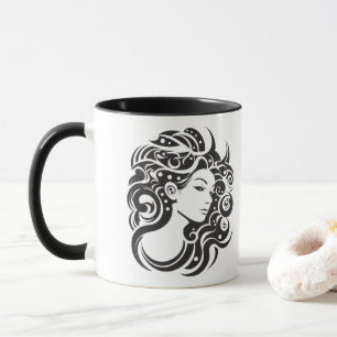 Caneca Retrato feminino da Virgo