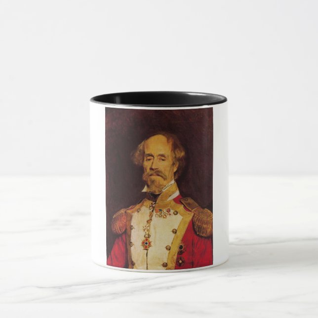 Caneca Retrato histórico de um general espanhol (Centro)