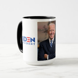 Caneca Retrato Oficial Joe Biden, Presidente Biden, ZSSG
