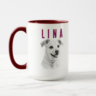 Caneca Retrato Personalizado de Animal de Estimação