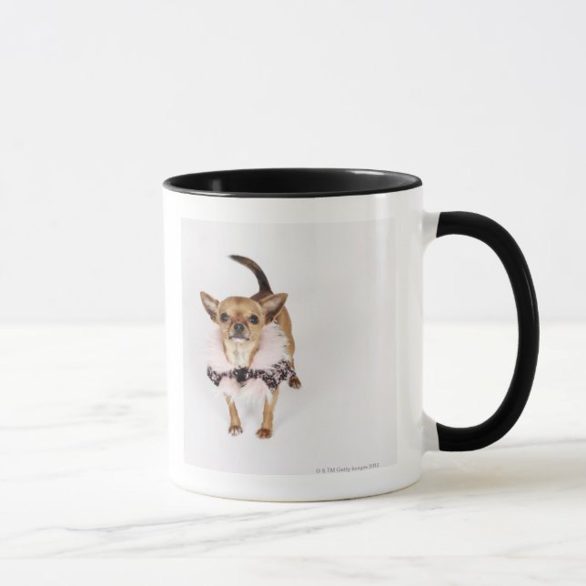 Caneca Retrato subtil de uma chihuahua do Teacup (Direita)