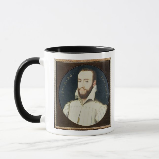 Caneca Retrato T34055 de um cavalheiro farpado, (Esquerda)