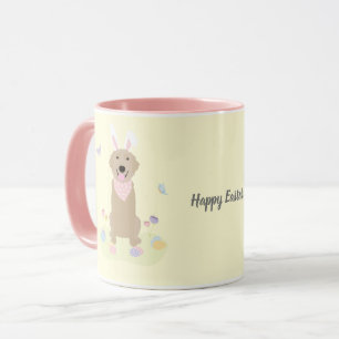 Caneca Retriever de Ouro Bunny do felz pascoa
