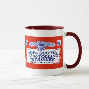 Caneca Retriever Pato-Anunciando de Nova Escócia