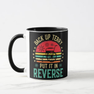 Caneca Retro 4 De Julho De Back Up Terry Colocou-O Em Rev