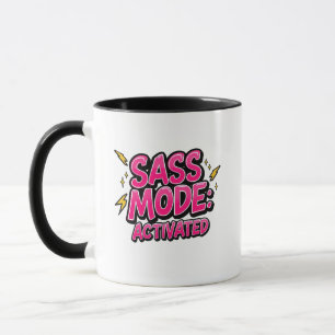 Caneca Retro anos 90 "Modo Sassy Ativado"