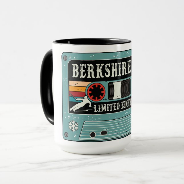 Caneca Retro Berkshire East Ski (Frente Esquerda)