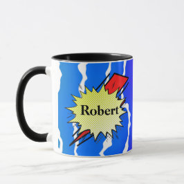 Caneca Retro bubble color comic