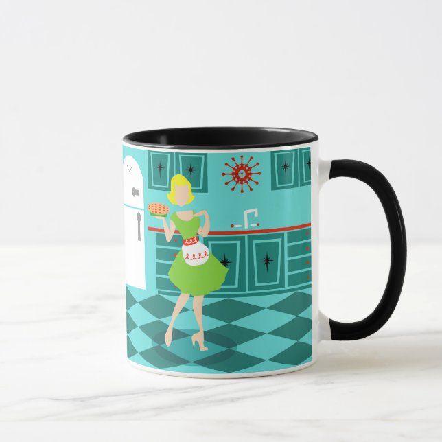 Caneca retro da cozinha (Direita)