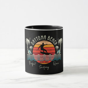 Caneca Retro Daytona Beach Surfing