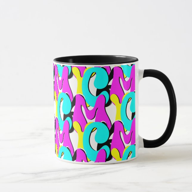 Caneca Retro Funky CMYK (Direita)