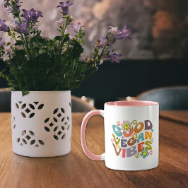 Caneca Retro Good Vibes Vegan
