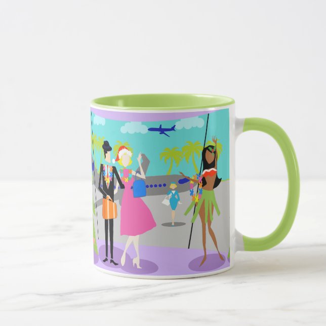 Caneca Retro Hawaiian Christmas Mug (Direita)