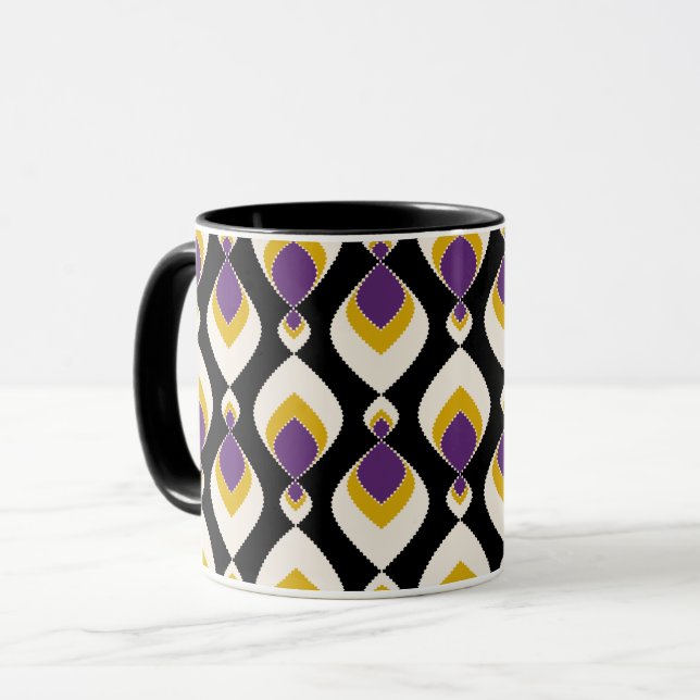 Caneca Retro, ornamento retrô (Frente Esquerda)