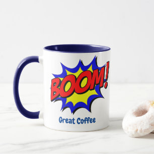Caneca Retro-Pop Art - Boom Designed