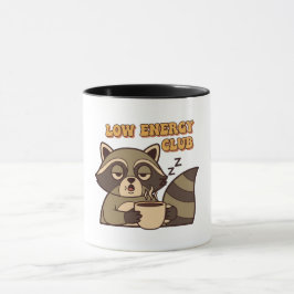Caneca Retro Raccoon Low Energy Color Inside Mug
