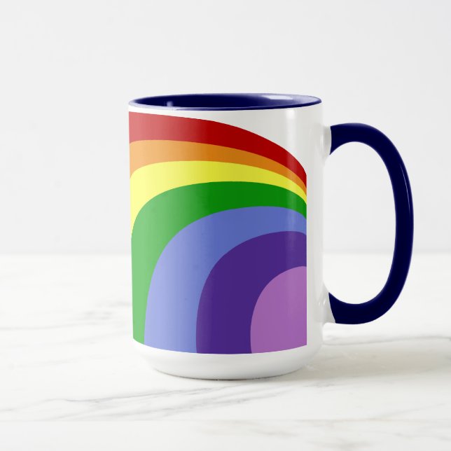 Caneca Retro Rainbow Mug (Direita)