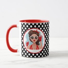 Caneca Retro Woman Mug
