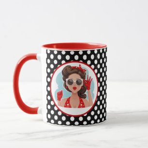 Caneca Retro Woman Mug