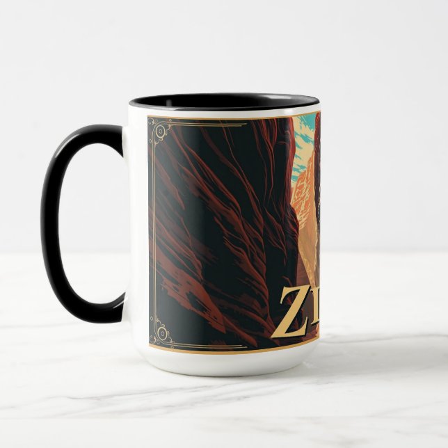 Caneca Retro Zion National Park Adventure Mug (Esquerda)