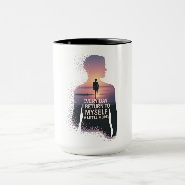 Caneca Return to Yourself - Mindful Mental Health Mug (Centro)