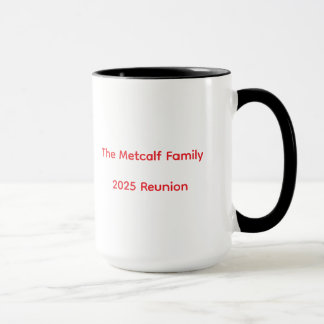 Caneca Reunião da família Metcalf 2025 Coffee Mug 2.0