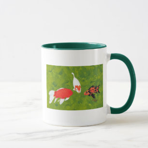 Caneca Reunião de pintura sobre a fauna selvagem de peixe