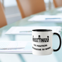 Caneca Reuniões, a alternativa prática ao trabalho