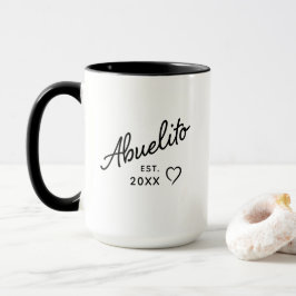 Caneca Revelação da gravidez do ano do vovô e Dia dos Pai