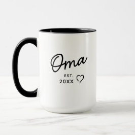 Caneca Revelação da Primeira Gravidez do Neto da Oma Est