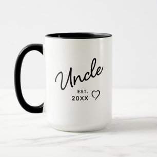 Caneca Revelação de Gravidez do Bebê do Tio Est Ano