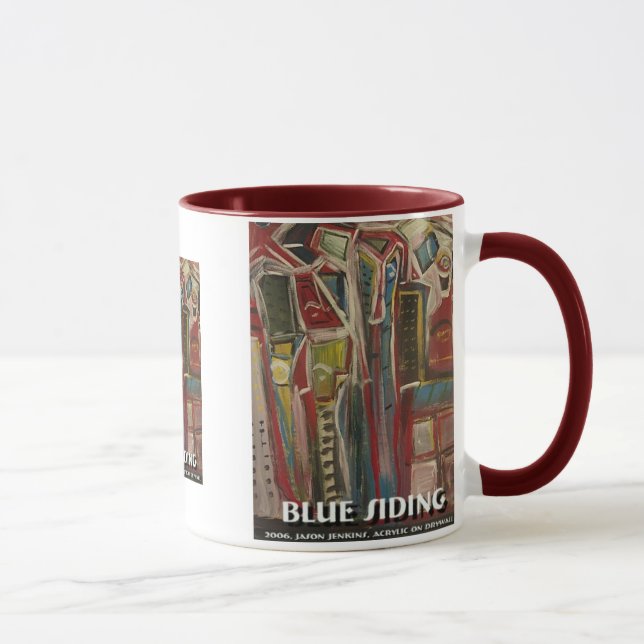 Caneca revestimento azul (Direita)