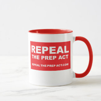 Caneca Revogação da Lei PREP - Mug de café de dois tons