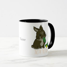 Caneca Rex bunny eats dandelion Tasse