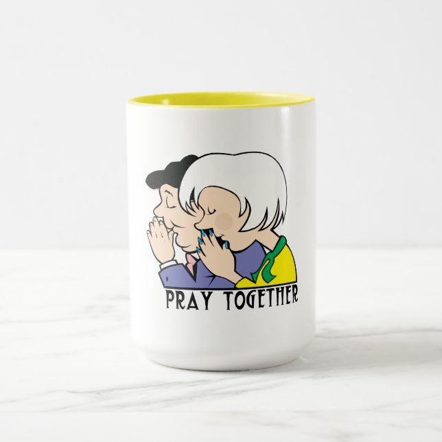 Caneca Reze Juntos. (Centro)